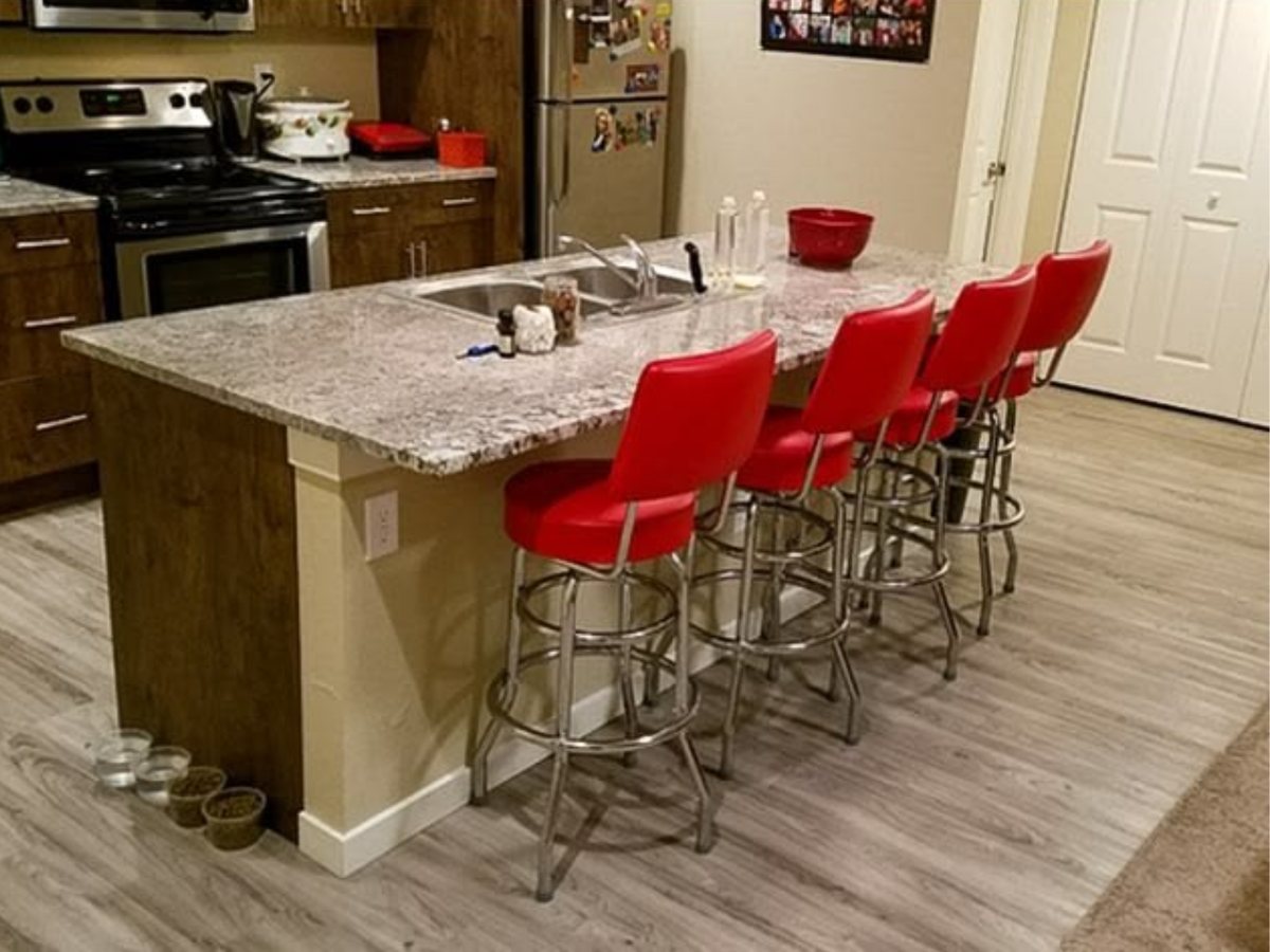 Kitchen after cleaning